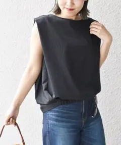 SHIPS for womenウエストギャザーバルーンカットソー