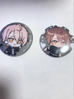 カラフルピーチうりさん缶バッチ2個セット