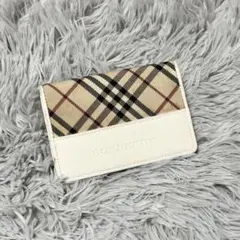 BURBERRY バーバリー　カードケース　チェック柄