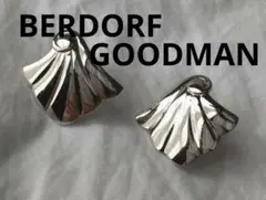 ビンテージ　BERDORF GOODMAN　シルバー　イヤリング　シェル