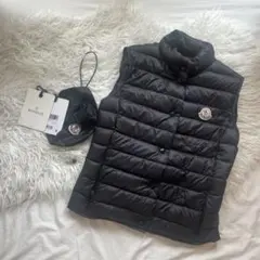 れ*引様 MONCLER ダウンベスト ブラック LIANE TG 00のサムネイル