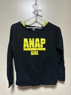 【アナップガール   ANAPGIRL】   肩出しで可愛い♡ 薄手のトレーナー