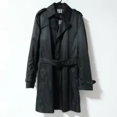 バーバリーブラックレーベル トレンチコート・スプリングコート/黒・Mサイズ