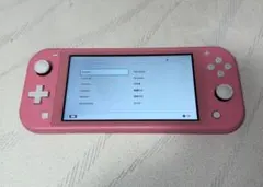 Nintendo Switch Lite コーラルピンク クリーニング済み