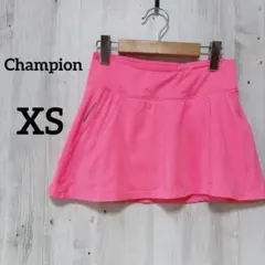 チャンピオン 無地 膝上丈 スコート XS 桃 ポリエステル テニスのサムネイル