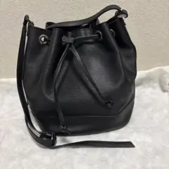 GIANNI NOTARO ショルダーバッグ 巾着 レザー