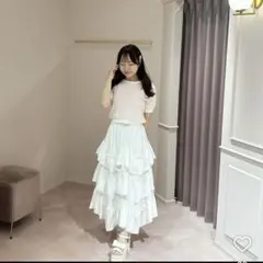 An MILLE スカート ラウンドフリルリボンのサムネイル