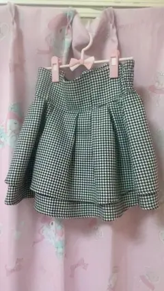 ミシェルマカロン 美脚になれるスカート 千鳥柄 XS