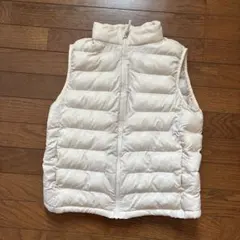 ユニクロ　キッズ　中綿　パフテックウォッシャブルベスト　ウォームパデッド