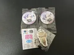 にじさんじくら寿司コラボ 不破湊缶バッチ2個 オリバー・エバンスめじるしチャーム