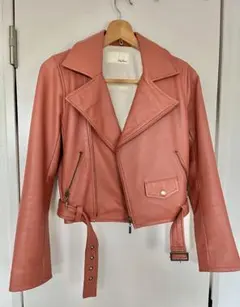【美品】リリーブラウン Lily Brown 本革ライダースジャケット