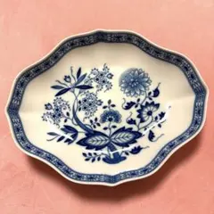 Hutschenreuther Germany ブルーオニオン八角形皿