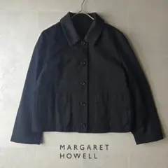 美品 MARGARET HOWELL 23AW ソフトウールツイルジャケット 黒 - メルカリ