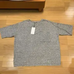 ZARAポケットパールニットグレー