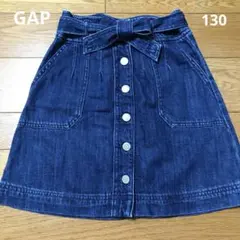 GAP リボン付きデニムスカート　130cm