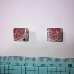 ハンドメイド　ノンホールピアス