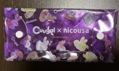 Cuugal ✖️ nicousa コラボポーチ パープル