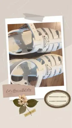 Prada プラダ　モノリス　ラバー　サンダル