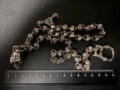200g】シルバーアクセサリーセット ネックレスキーチェーンペンダント 