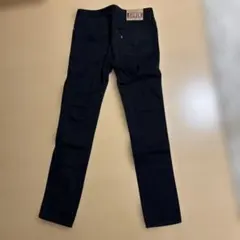EDWIN ブラック ストレートデニム