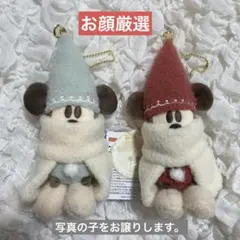 リルリンリン クリスマス　ディズニー　ぬいぐるみバッジ ぬいば