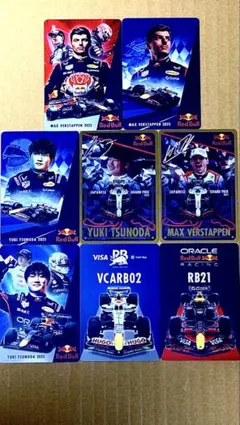 F1 レッドブル フェルスタッペン 角田裕毅 カード 8枚 セット - メルカリ