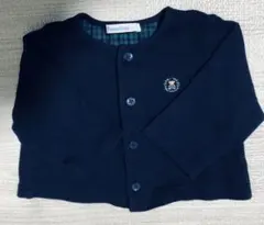 ファミリア　familiar カーディガン 70 ネイビー 美品　早い者勝ち