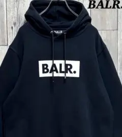 中古美品 BALR. ボーラー ボックス ロゴ パーカー L 裏起毛 メルカリ