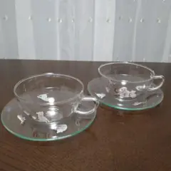 美品☆ノリタケくまのプーさんペアカップ