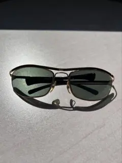 Ray-Ban B オリンピアン I DX ブラックフレーム OLYMPIAN I DELUXE Sunglasses in Black and Blue - RB3119M