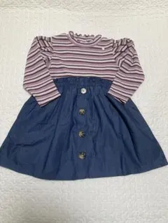 【新品・未使用】après les cours ドッキングワンピース90