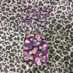 がま口財布ストラップ付き