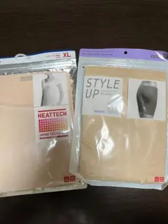 ユニクロ　ヒートテックＵネック半袖とスタイルアップショーツ