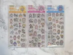 ラブブシール　3Ｄシール　ぷっくり　ボンボンドロップ風　3枚セット