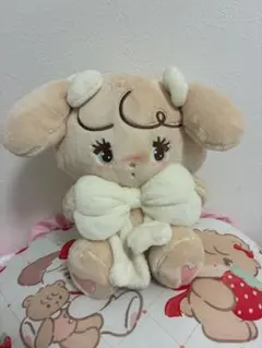 mikko characters 抱きしめおリボン　ぬいぐるみ　ナッツ