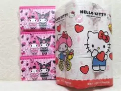 50周年記念　ハローキティ　トイレットペーパー、クロミ　ティッシュペーパー