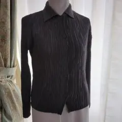 ダークグレー 長袖シャツ