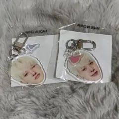 treasure ジョンファン 顔アクキー(2個セット)