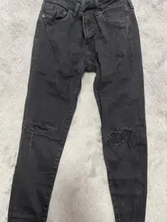 AZULデニムパンツ 黒