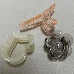ヘアクリップ 3点まとめ　送料込み