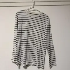 THE SHOP TK ボーダー 長袖 カットソー ポケット付きのサムネイル