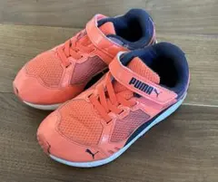 プーマ スピードモンスター 17.5cm キッズ オレンジネイビー