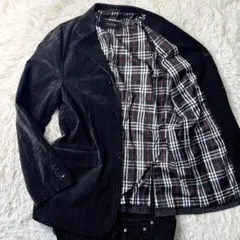 美品/希少✨バーバリーブラックレーベル　セットアップ　ベロア　ノバチェック　 L