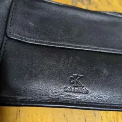 Calvin Klein ブラック 二つ折り財布