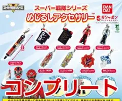 スーパー戦隊 めじるしアクセサリー/9種 コンプリート/新品未使用