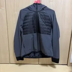 adidas フード付きジャケット M グレー/ブラック