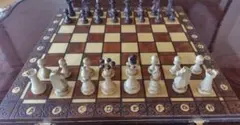 【美品】木製チェスセット Wegiel Consul ポーランド製