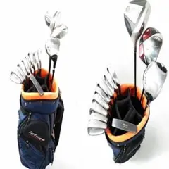 初心者おススメ！ メンズゴルフクラブ12本セット キャディバッグ付□