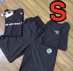 新品　ジーユー　アンダーカバー　ラウンジセット　ディズニー　Tシャツ　S 3点