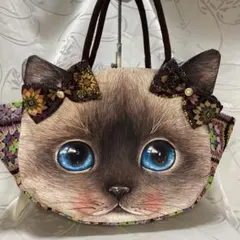 コヤンイサムチョン　トートバッグ　BIGサイズ　クラウディちゃん　ジャガード生地